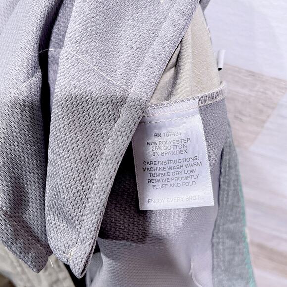 LINKSOUL Performance Chino Boardwalker Pants Beige Flat Front Golf Mens 34x32 - Picture 7 of 7